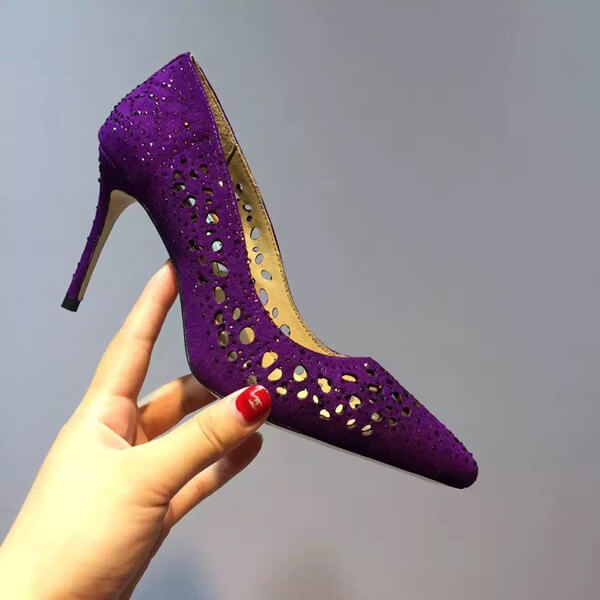 16AW ジミーチュウスーパーコピー Jimmy Choo★ROMY 60 Purple ROMY60TEK